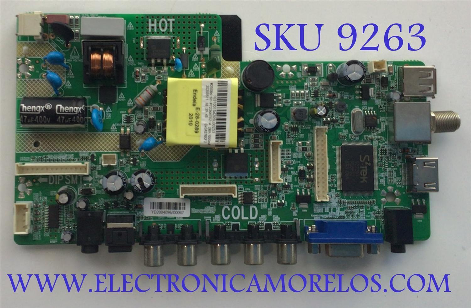 MAIN FUENTE PARA MONITOR ACER / NUMERO DE PARTE W20086-SY / TT307C5D V1 / PT236AT02-4 / MODELO S231HL BID 
